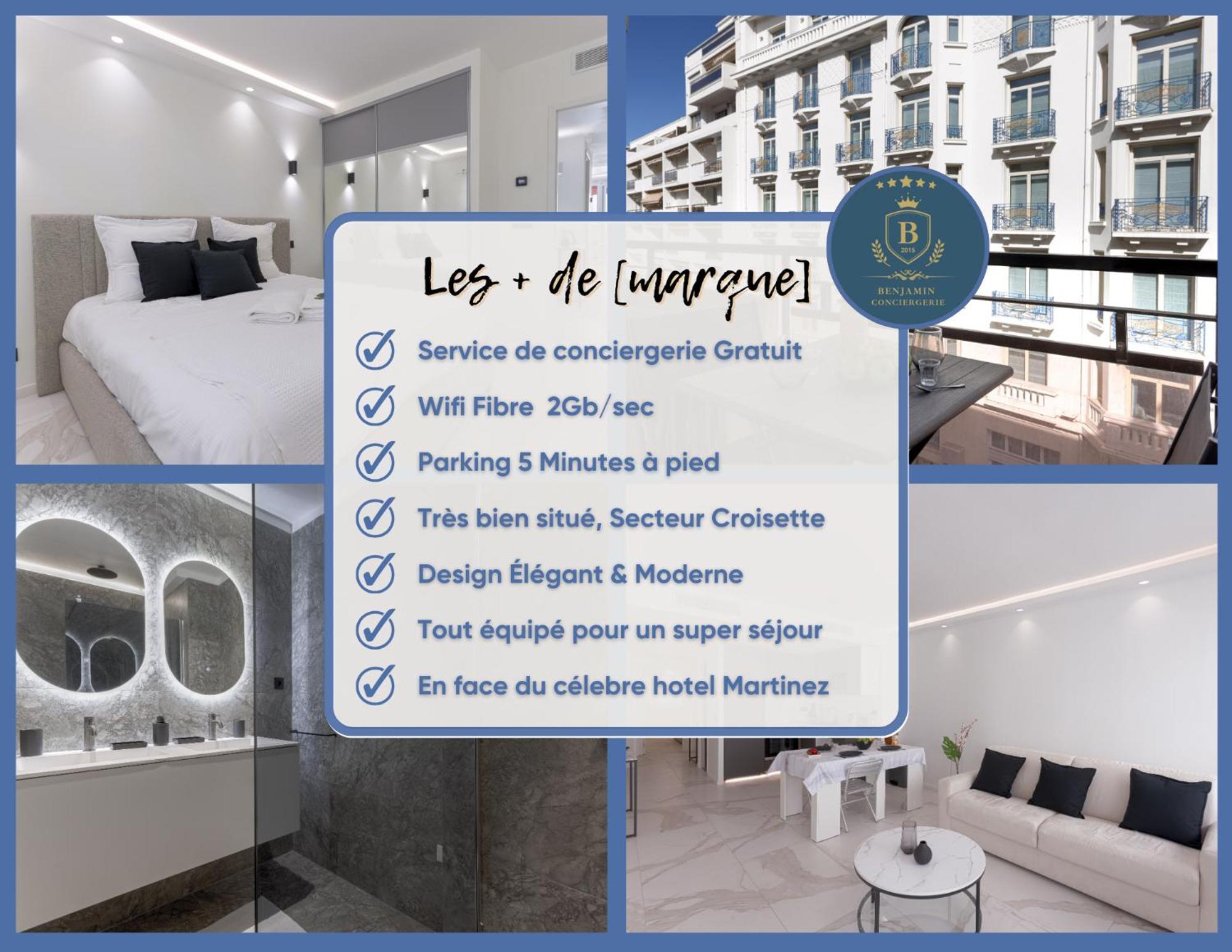 L'Unique Maubourg - Next Hotel Martinez - Terrasse Cannes Eksteriør billede